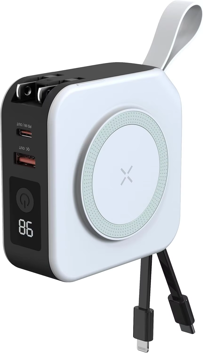 5-in-1 Magnetic Wireless Power Bank | EvonoUK