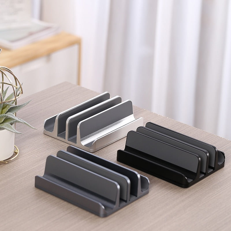 Desk Vertical Storage Stand – Store Multiple Laptops & Devices | Evonouk
