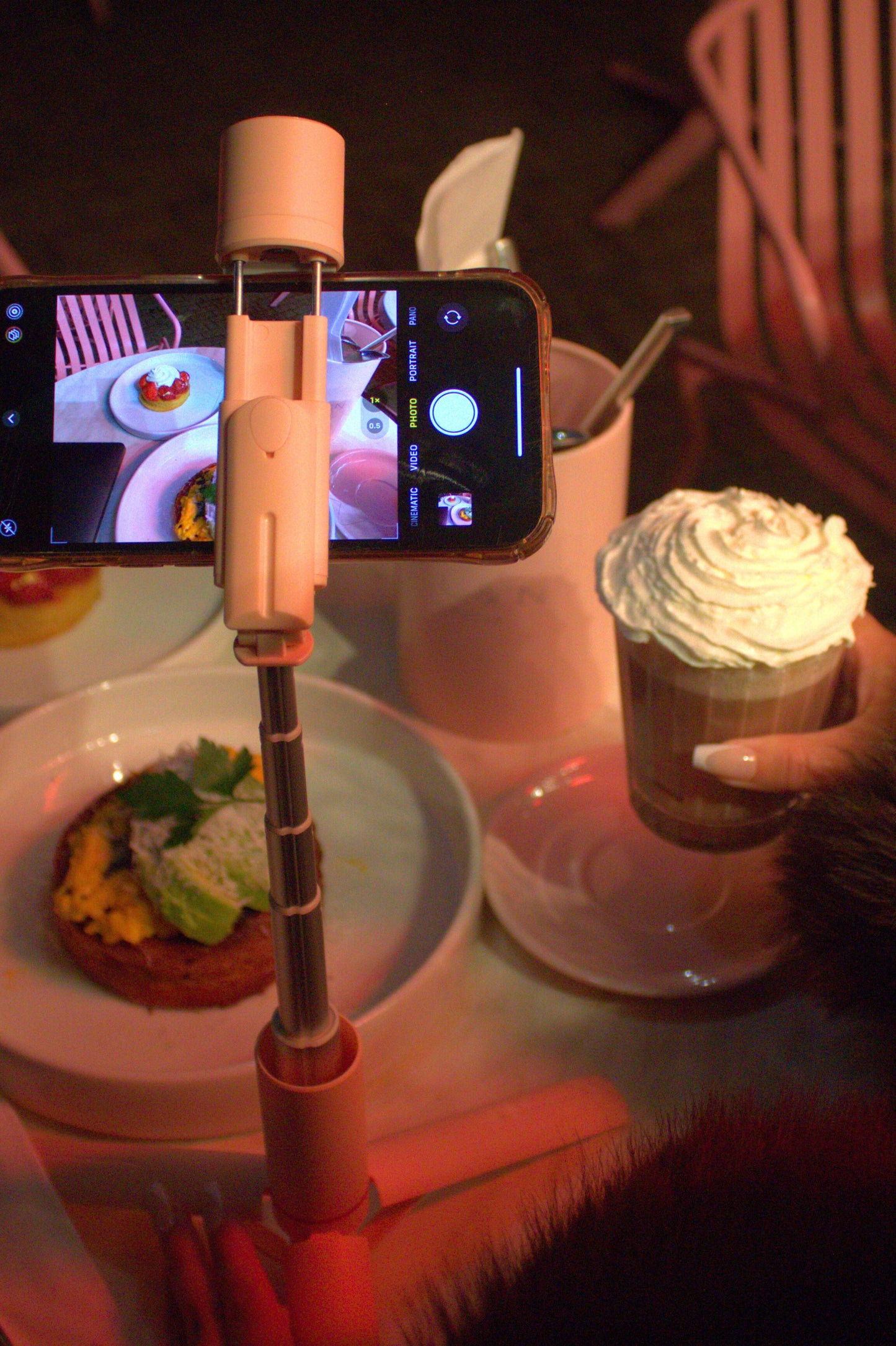 Selfie Tripod Stick with LED Light feature and Bluetooth remote