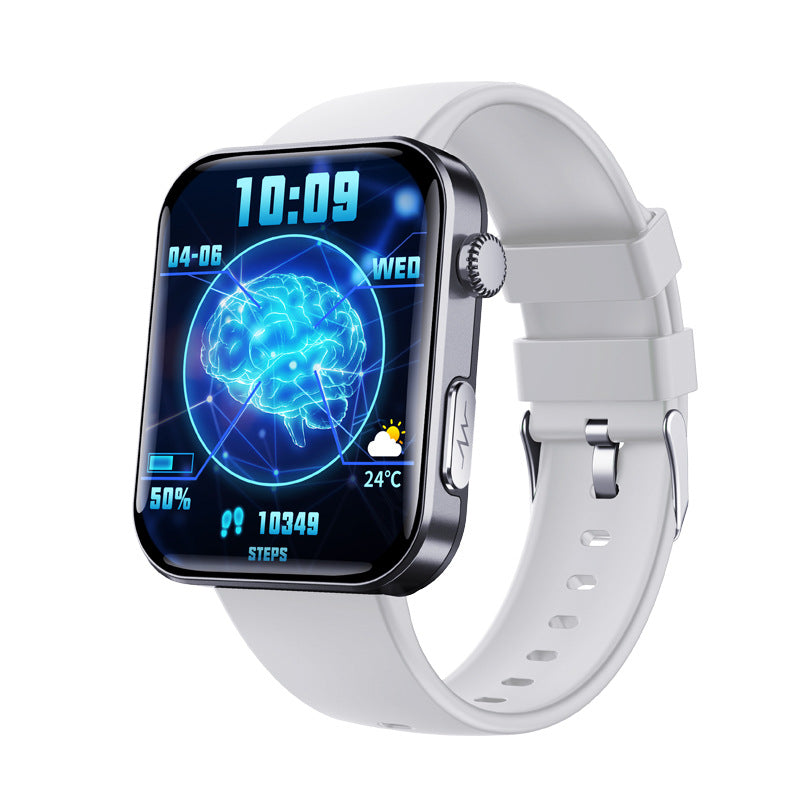 Evonouk Smartwatch – Fitness & Health Tracker- Black and grey rubber
