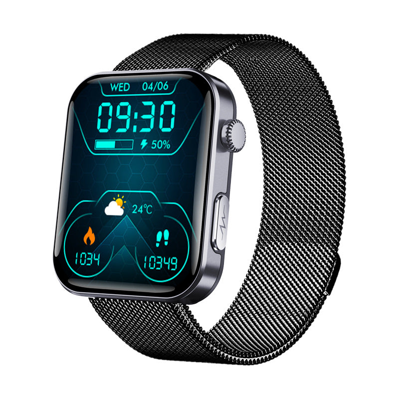 Evonouk Smartwatch – Fitness & Health Tracker - Black Milan