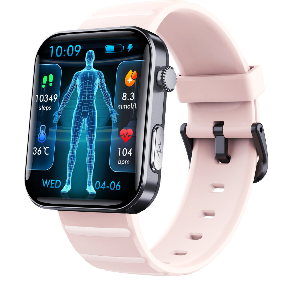 Evonouk Smartwatch – Fitness & Health Tracker - Pink Rubber