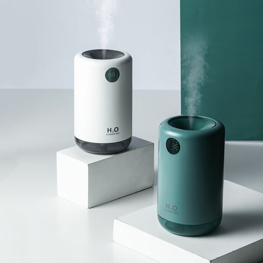 Air Humidifier USB Portable Aroma Diffuser | Evonouk, White and Green 