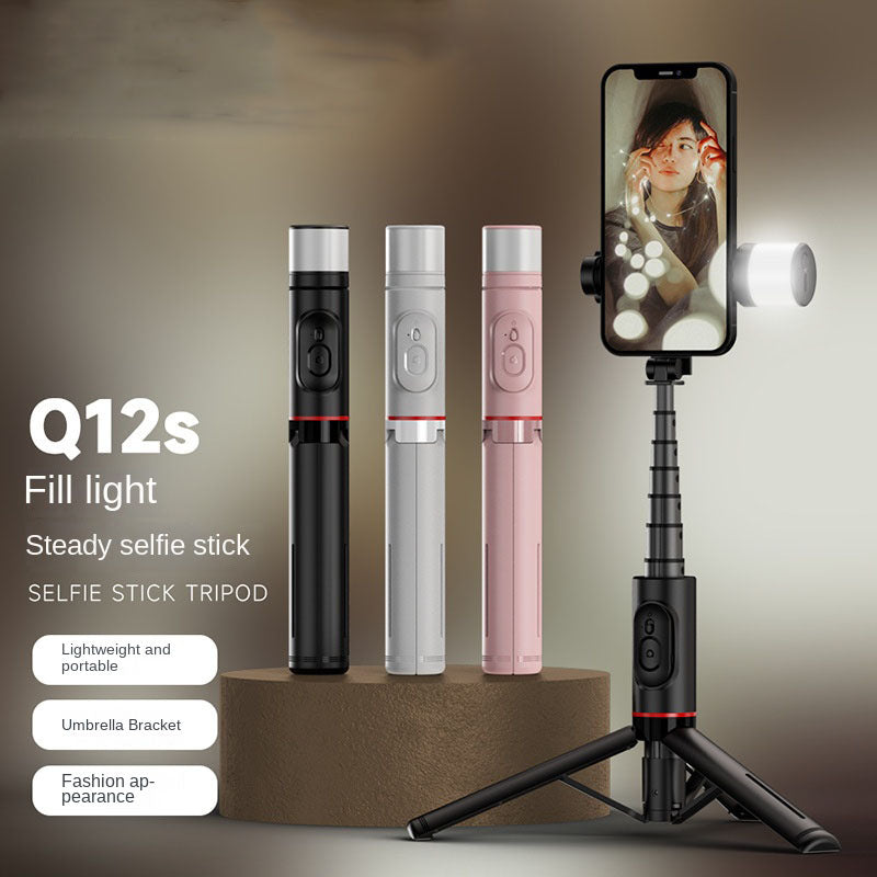 Selfie Tripod Stick with LED Light feature